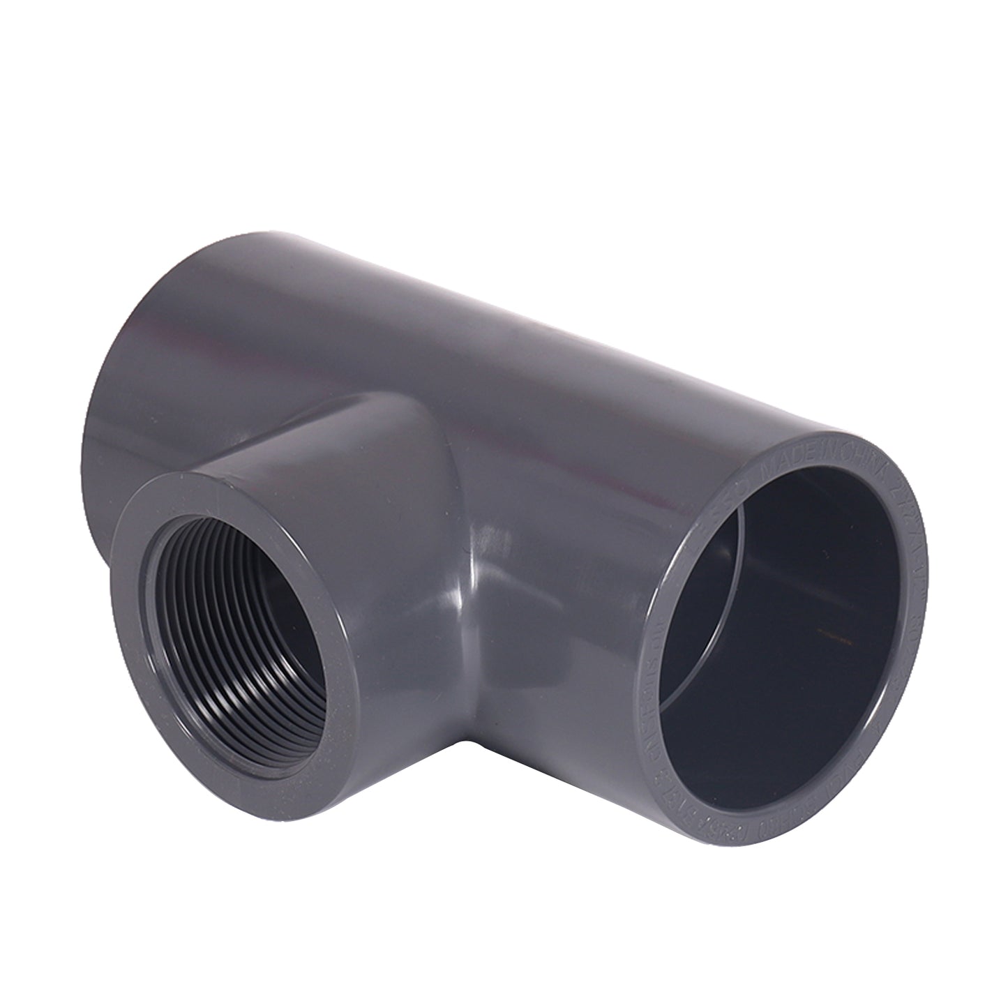 Sch 80 Reducing Tee (SOC x SOC x FPT)
