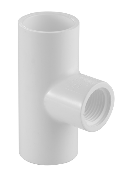 Sch 40 Reducing Tee (SOC x SOC x FPT)